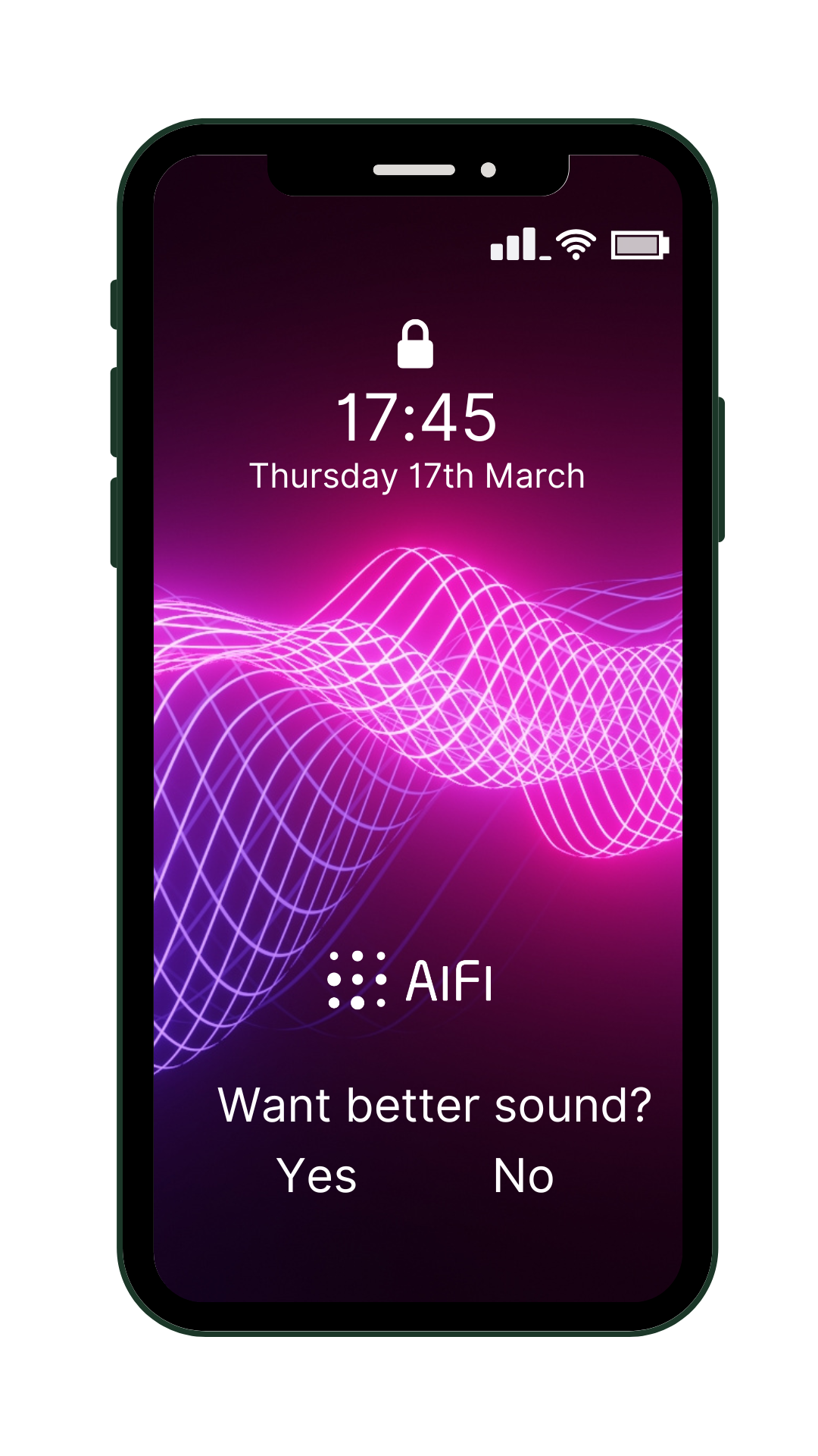 aifi mockup AiFI for Music Streaming