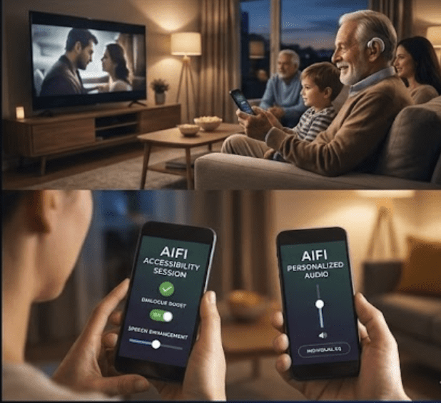 Accesibility accessibility for streaming